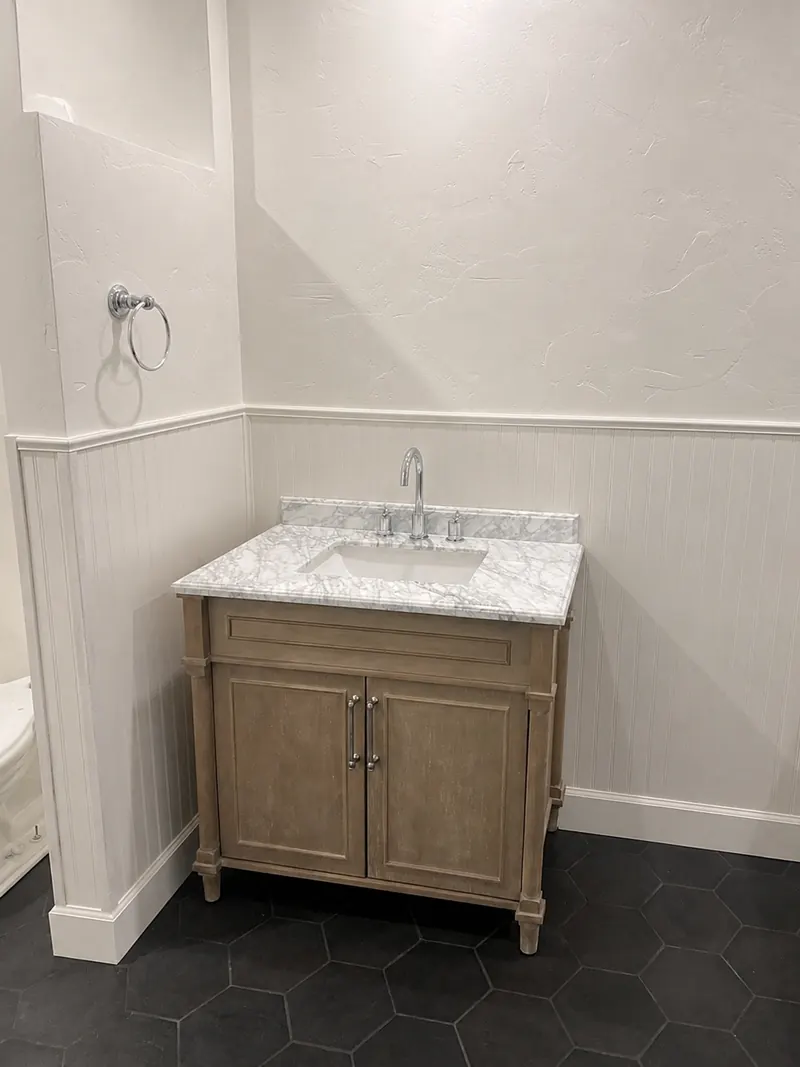 Vanity with stone top, Bathroom Renovation 8 by Altitude Renovation